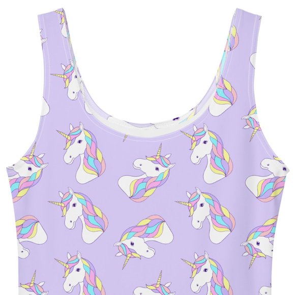 Plus Size Unicorn Pin Up Dress - Picture 2 of 9